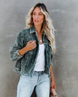 Winter Street Hipster Denim Collared Loose Washed Worn Women Jacket