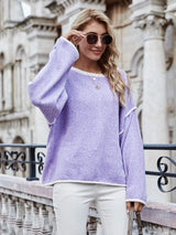 Winter Sweater round Neck Sweater Loose plus Size Women Sweater Women