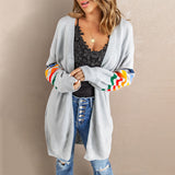 Cardigan Sweater Women Clothing Loose Long Sleeve Mid Length Coat